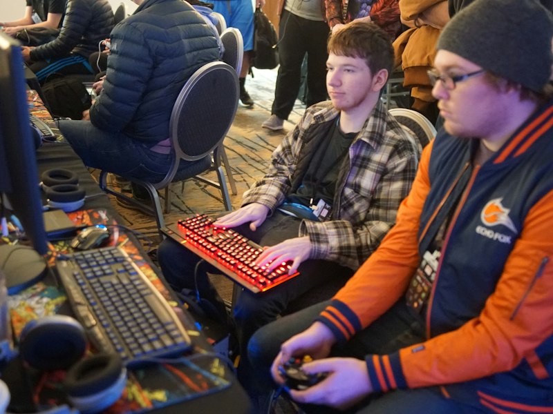 Controller resting beside a scored review card